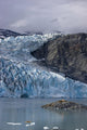 Scenic View Of Shoup Glacier With A Camp Tent Set On A Island Wall Mural