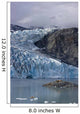 Scenic View Of Shoup Glacier With A Camp Tent Set On A Island Wall Mural