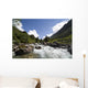 River and mountains Wall Mural