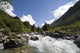 River and mountains Wall Mural