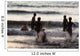 India, Karnataka, Blurry Figures In Crashing Waves At Gokarna Beach Wall Mural
