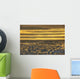 Sunrise over an ice filled bay of hudson's bay;Manitoba canada Wall Mural