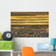Sunrise over an ice filled bay of hudson's bay;Manitoba canada Wall Mural