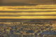 Sunrise over an ice filled bay of hudson's bay;Manitoba canada Wall Mural