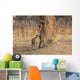Africa, Zimbabwe, Hwange National Park, On Safari, Jaguar By Tree Wall Mural