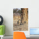 Africa, Zimbabwe, Hwange National Park, On Safari, Jaguar By Tree Wall Mural