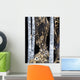 An Abstract Watercolor Painting Of A Forest Wall Mural