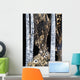 An Abstract Watercolor Painting Of A Forest Wall Mural