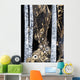 An Abstract Watercolor Painting Of A Forest Wall Mural