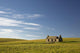 An abandoned farm building alone Wall Mural