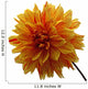 Dahlia Fond Blanc Wall Decal