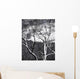 Farmland Valley below Seen Wall Mural