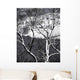 Farmland Valley below Seen Wall Mural