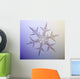 Photo-microscope Real Snowflake Wall Decal 2