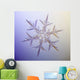Photo-microscope Real Snowflake Wall Decal 2