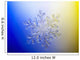 Photo-microscope Real Snowflake Wall Decal 1