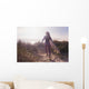 Woman Carries Her Surfboard Wall Decal