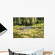 USA, Louisiana, Alligator in swamps Wall Mural