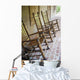 USA, Louisiana, Rocking chairs in Oakley Plantation Wall Mural