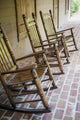 USA, Louisiana, Rocking chairs in Oakley Plantation Wall Mural
