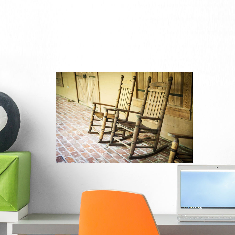 Usa Louisiana Rocking Chairs Wall Mural – Wallmonkeys