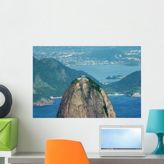 Mountain Island Peak Wall Decal