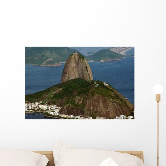 Tall Seaside Island Wall Decal