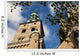 Denmark, Upward view of Nikolaj Contemporary Art Center Wall Mural