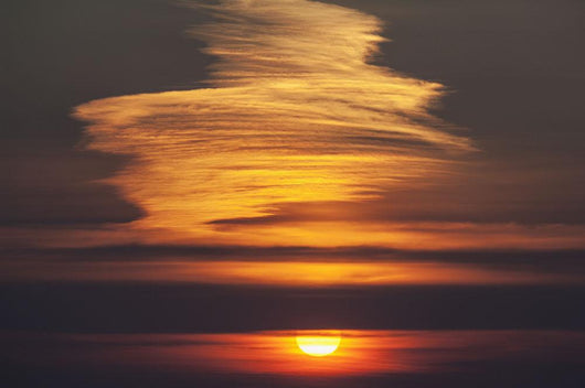 Sunset at reenard point looking across to valentia island;Cahersiveen Wall Mural