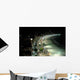 Beachside Road at Night - Horizontal Wall Decal