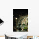Nighttime City Skyline and Road Wall Decal