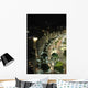 Nighttime City Skyline and Road Wall Decal