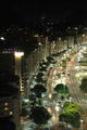 Nighttime City Skyline and Road Wall Decal