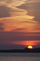 Sunset at Reenard Point looking across to Valentia Island Wall Mural
