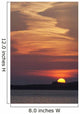 Sunset at Reenard Point looking across to Valentia Island Wall Mural