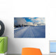 ski piste ready for skiers Wall Mural