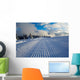 ski piste ready for skiers Wall Mural