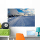 ski piste ready for skiers Wall Mural