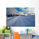 ski piste ready for skiers Wall Mural