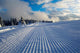 ski piste ready for skiers Wall Mural
