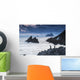 Cormorants on the rocks;Iveragh peninsula, county kerry, ireland Wall Mural