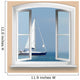 Window with sea view Wall Mural