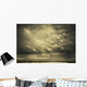 Mammatus storm clouds above a lake Wall Mural