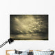 Mammatus storm clouds above a lake Wall Mural