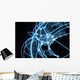 Global Network Concept Blue Wall Mural
