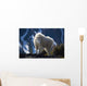 Mountain Goat Looking Left In Winter Coat Wall Mural