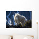 Mountain Goat Looking Left In Winter Coat Wall Mural