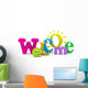 Welcome Word Wall Decal