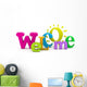 Welcome Word Wall Decal