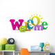 Welcome Word Wall Decal